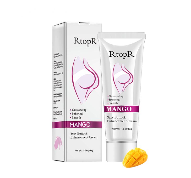 RtopR Mango Buttocks Enhancement Cream tube and box, a ZENDROP lotion from Elixir-369.