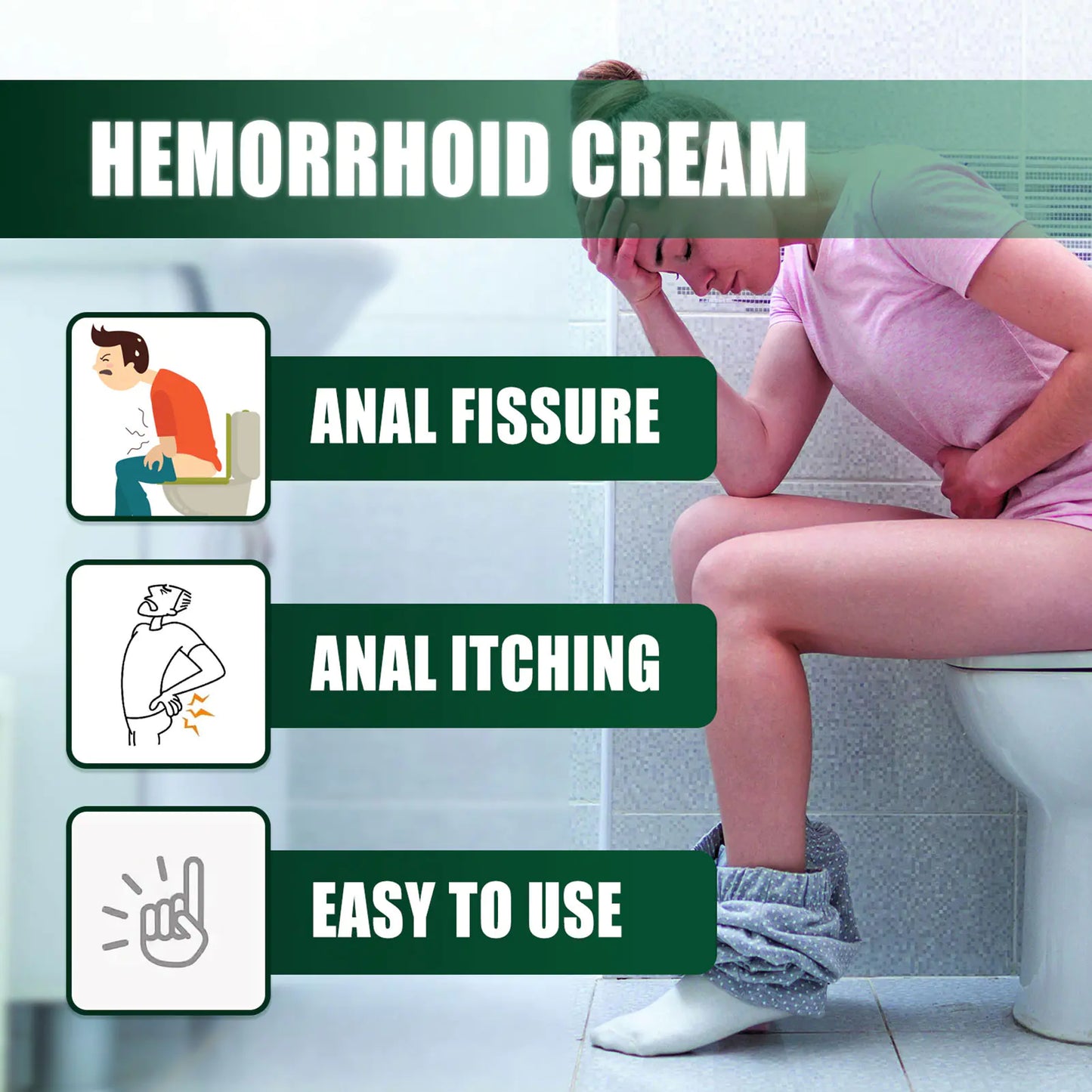 Hemorrhoid Soothing Ointment for Relief and Healing