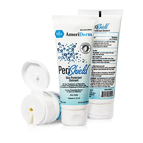MED PRIDE Skin Protectant 3.5.oz Diaper Rash Ointment - Zinc-Oxide Diaper Rash Cream For Babies With Vitamin A D & E- Paraben-Free Healing Baby Butt Cream For Rash Treatment & Prevention