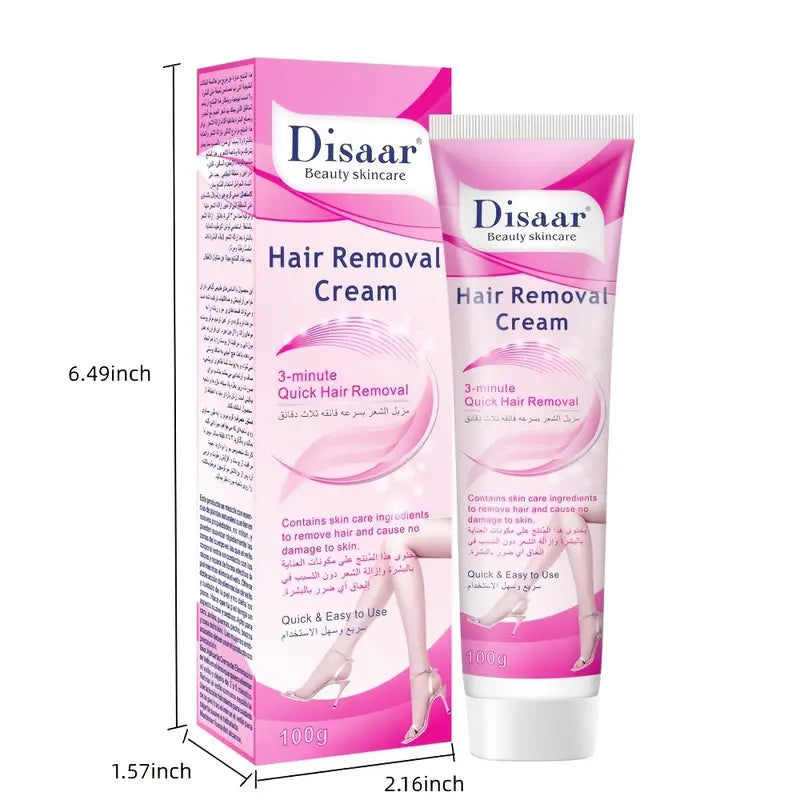 Painless Body Hair Removal Cream for Sensitive Skin