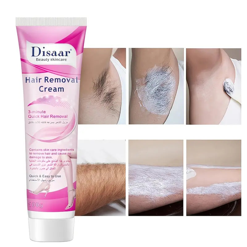 Painless Body Hair Removal Cream for Sensitive Skin
