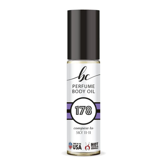 BIOCURA BC Perfume 178 Inspired by Emra Sky 11-11 For Women & Men Replica Fragrance Body Oil Dupes Alcohol-Free Sample Travel Size Concentrated Long Lasting Roll-On 0.3 Fl Oz/10ml