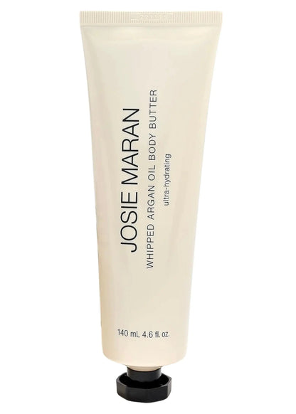 Josie Maran Whipped Argan Oil Body Butter (4.6 fl oz) - Nourishing Body Butter- Quick-Absorbing Moisturizer - Organic Argan Oil from Morocco - Juicy Fruits scent